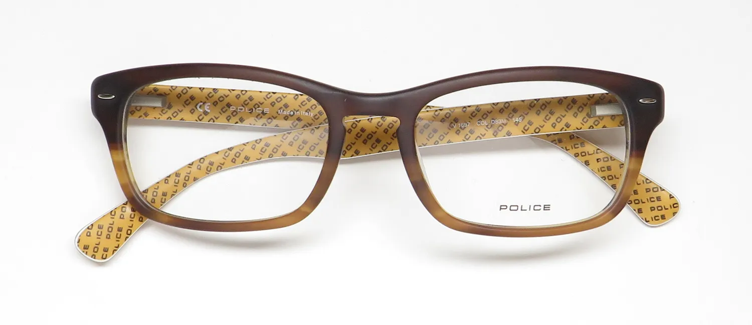 Police V1697 d83m Eyeglasses Brown Gradient 53mm 2