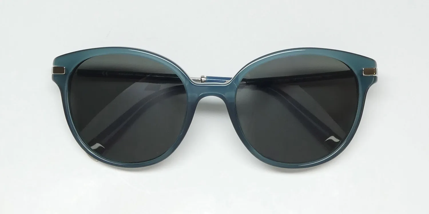 Escada Ses402 06h6 Sunglasses Shiny Cobalt Blue 54mm 2