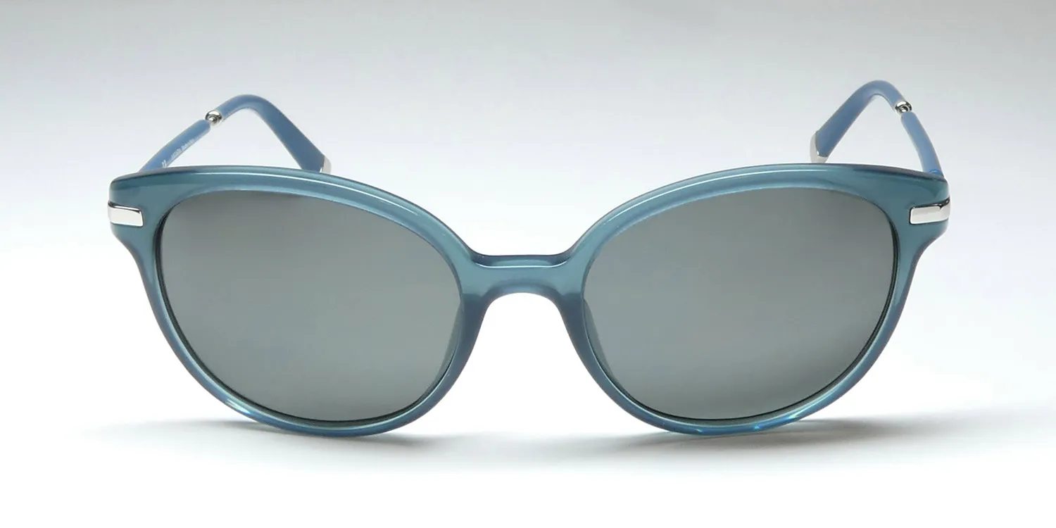 Escada Ses402 06h6 Sunglasses Shiny Cobalt Blue 54mm 3