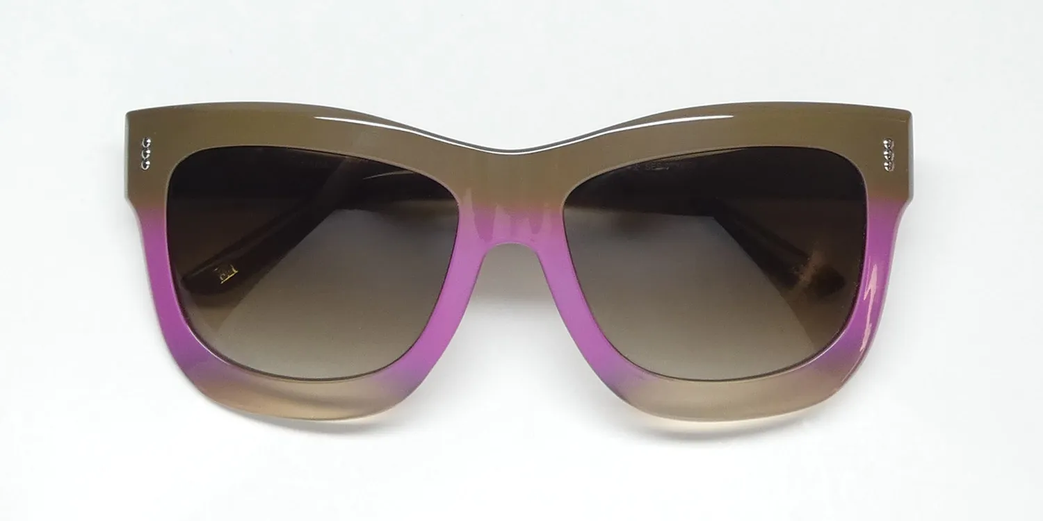 Escada Ses393 0khb Sunglasses Gradient Dove Grey 56mm 2