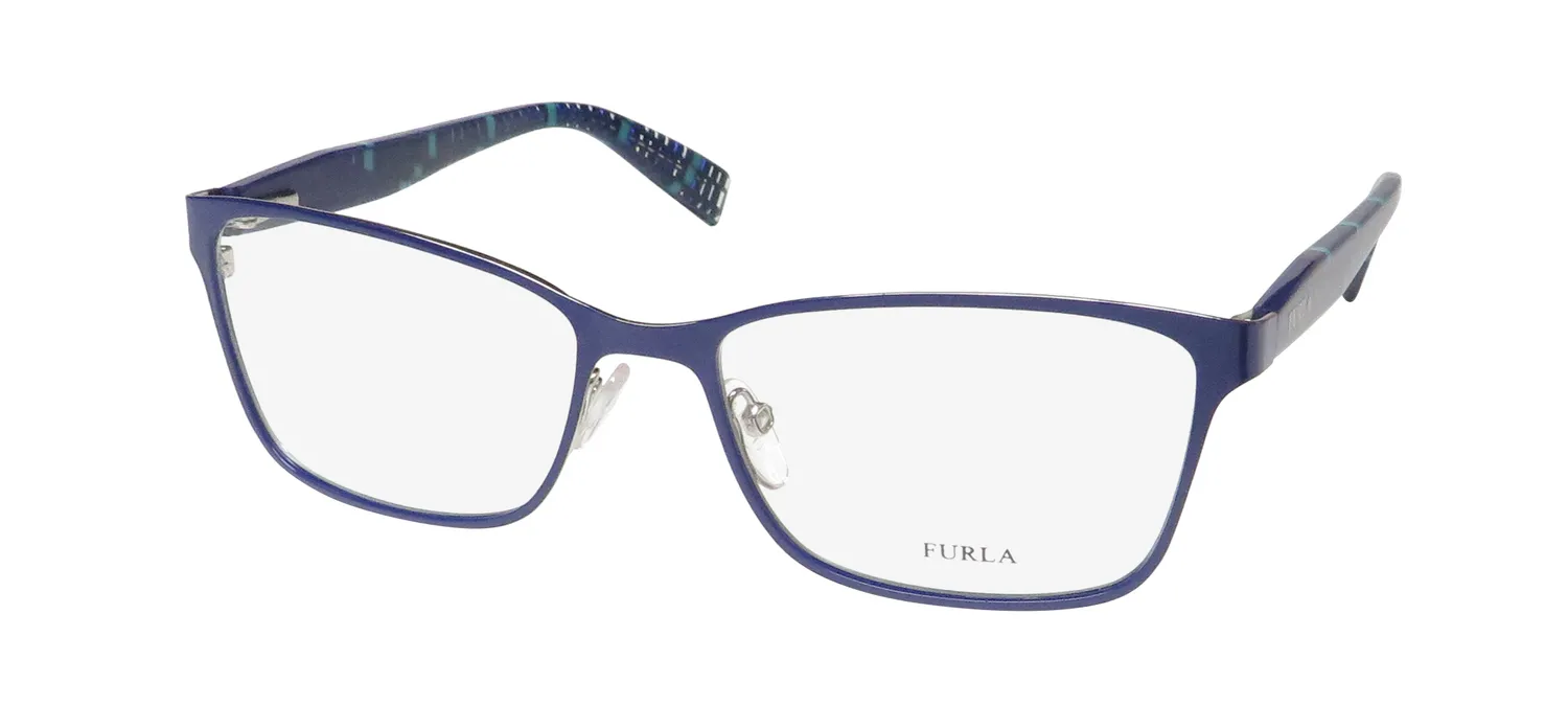 Furla Vu4350 0514 Eyeglasses Blue 54mm