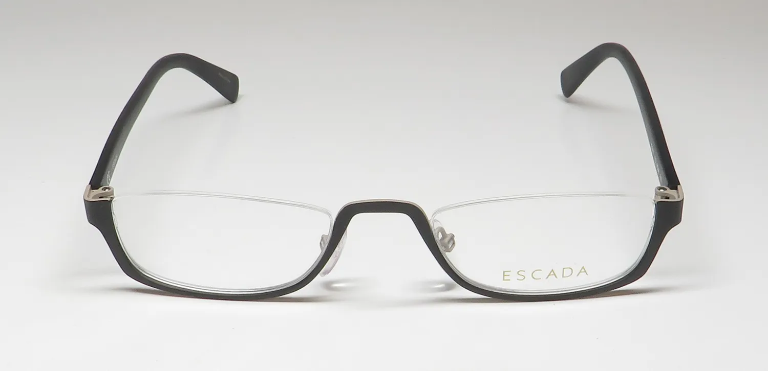 Escada Ves917 0q46 Eyeglasses Semi Matte Black 48mm 3
