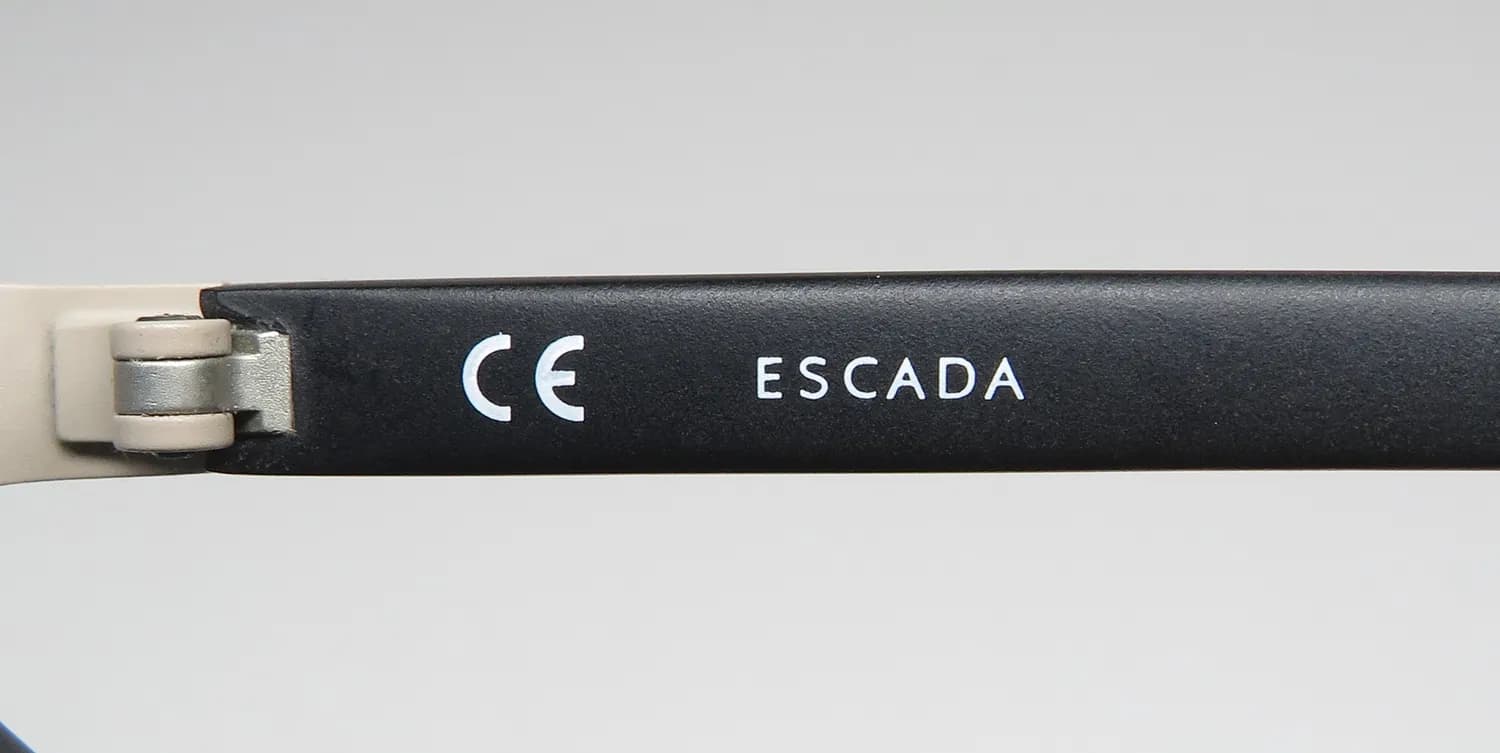 Escada Ves917 0q46 Eyeglasses Semi Matte Black 48mm 7