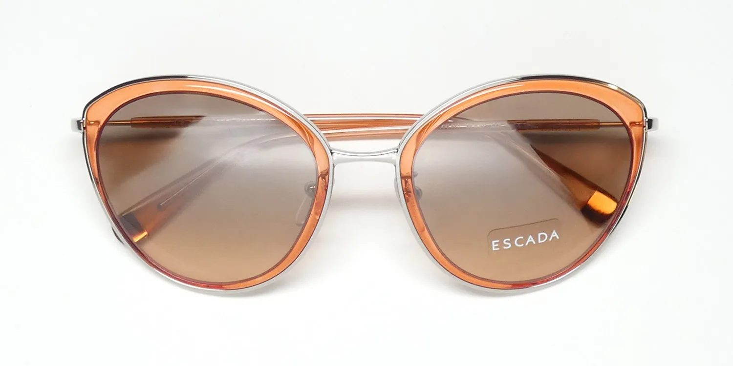 Escada Ses910 6m5x Sunglasses Transparent Peach 54mm 2