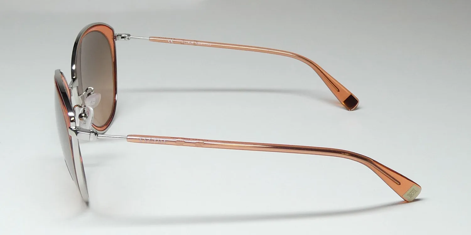 Escada Ses910 6m5x Sunglasses Transparent Peach 54mm 4