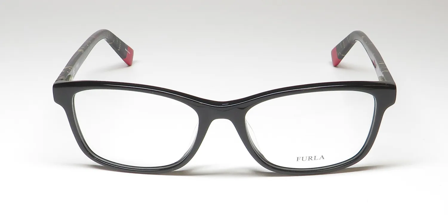 Furla VFU076 0700 Eyeglasses Black 52mm 3