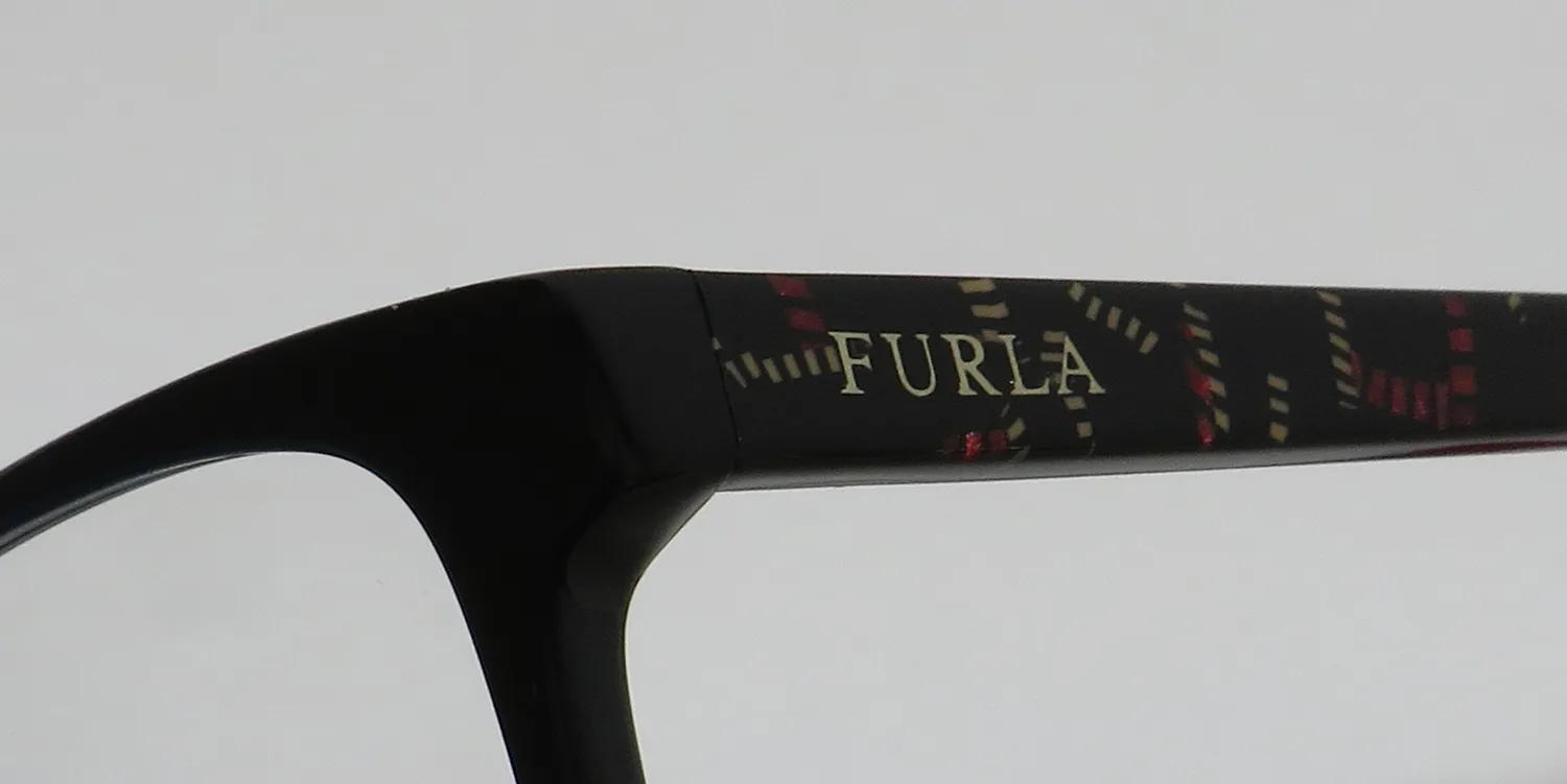 Furla VFU076 0700 Eyeglasses Black 52mm 6