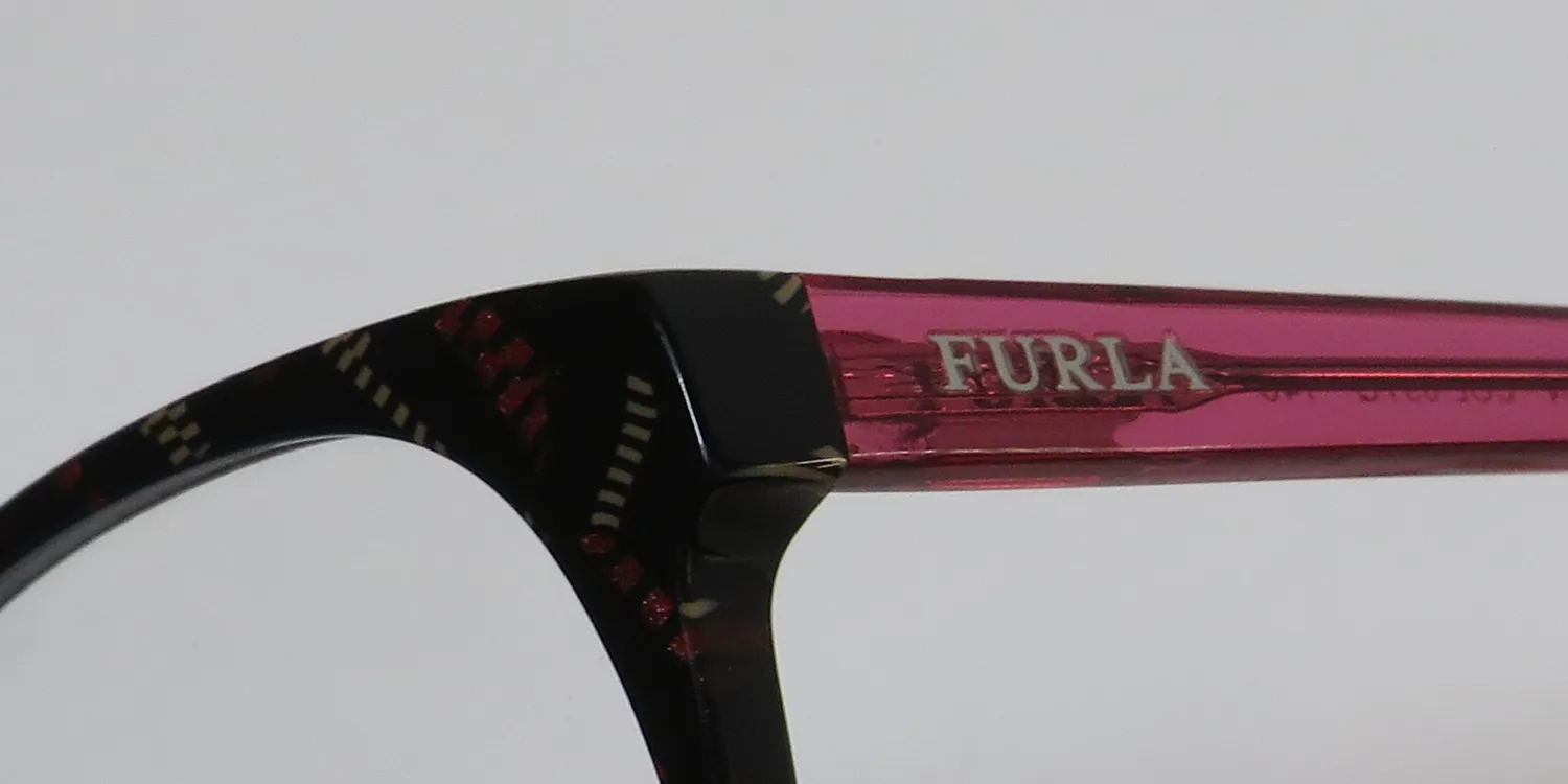 Furla Vfu077 09yq Eyeglasses Tortoise 52mm 6