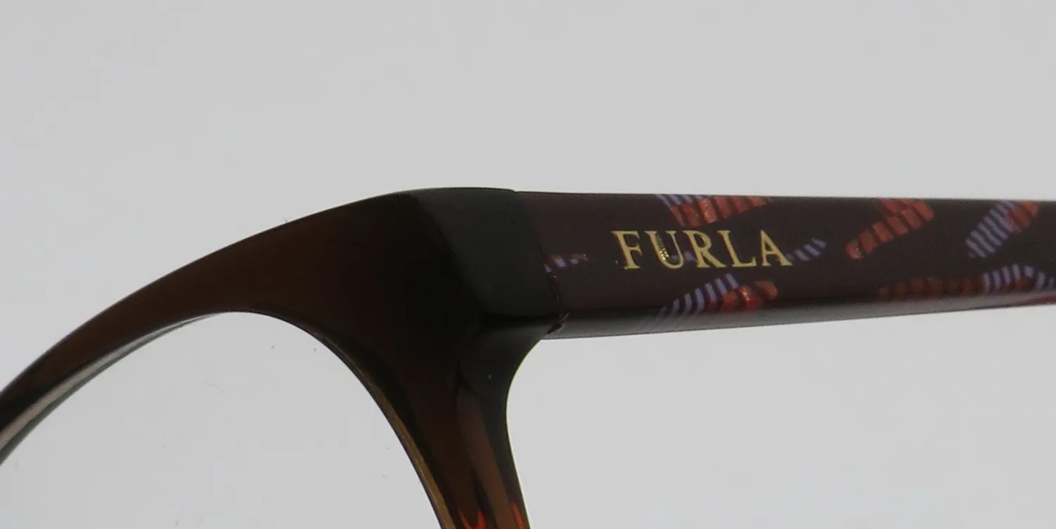 Furla Vfu077 0g73 Eyeglasses Brown 52mm 6