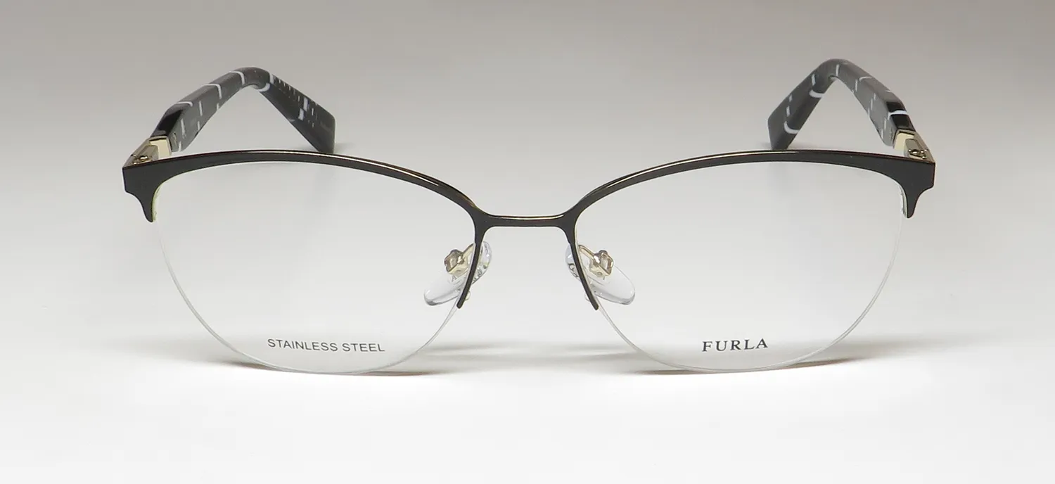 Furla Vfu079 0304 Eyeglasses Black 54mm 3