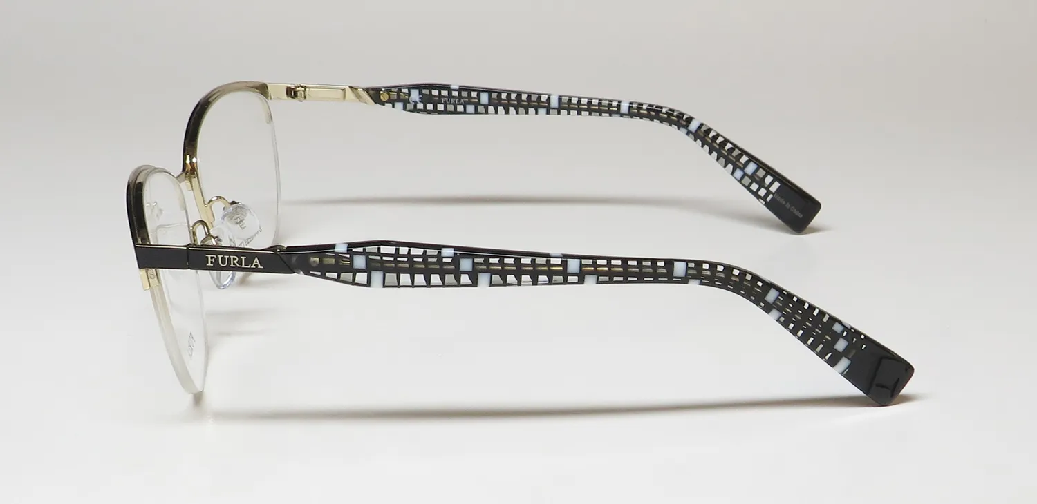 Furla Vfu079 0304 Eyeglasses Black 54mm 4