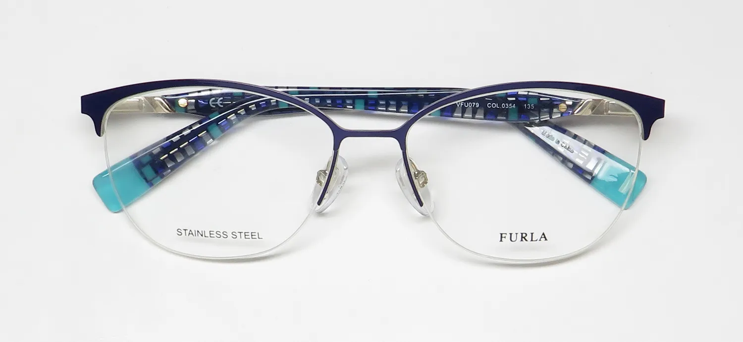 Furla Vfu079 0354 Eyeglasses Purple 54mm 2