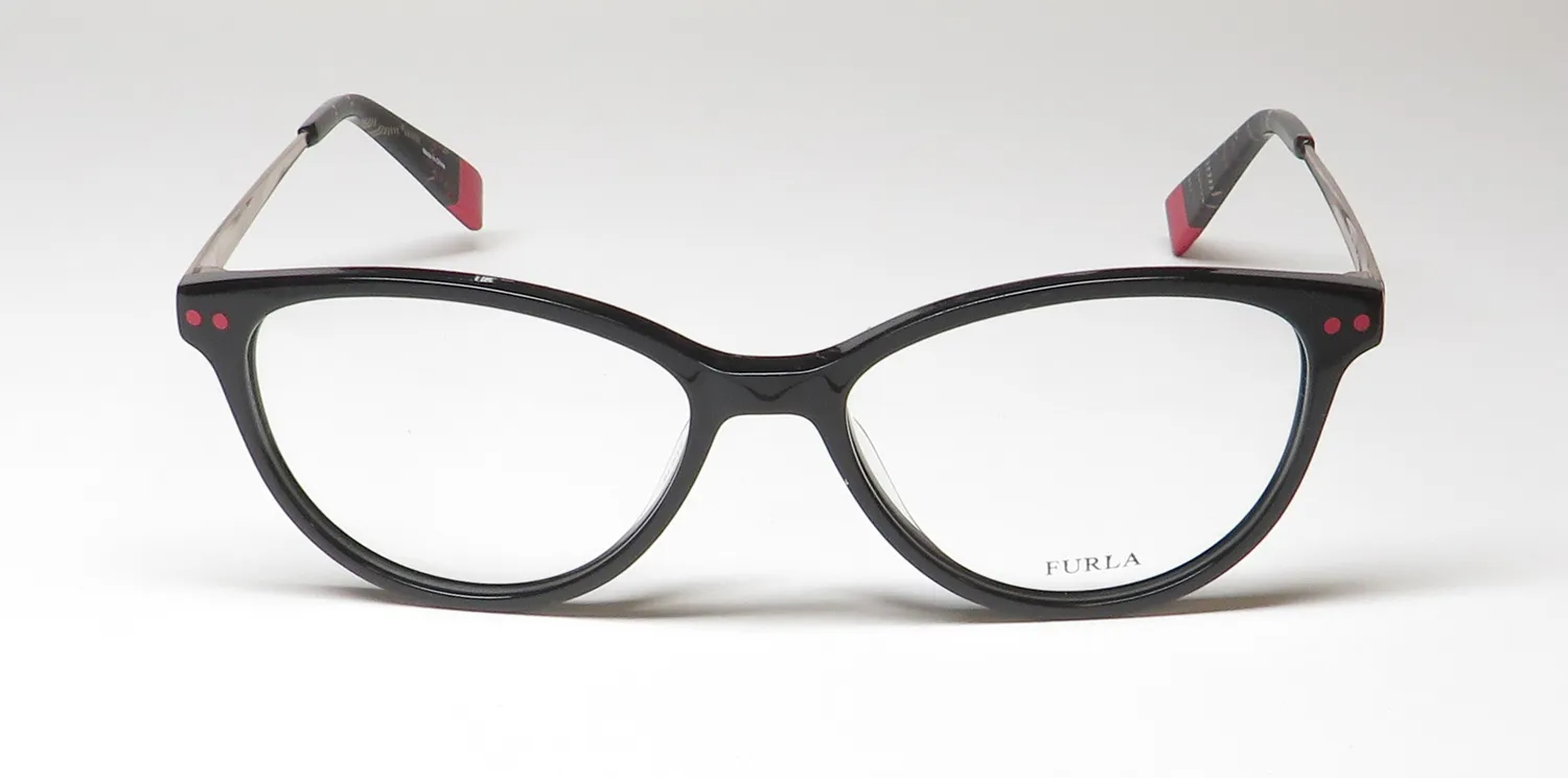 Furla Vfu083 0700 Eyeglasses Black 51mm 3