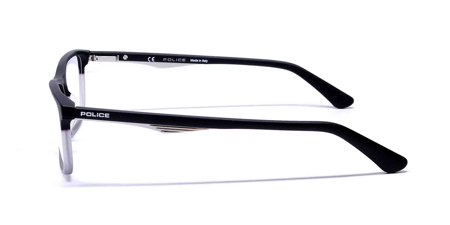 Police Vpl467 Blackbird 5 1epm Eyeglasses Matte Black 53mm 4
