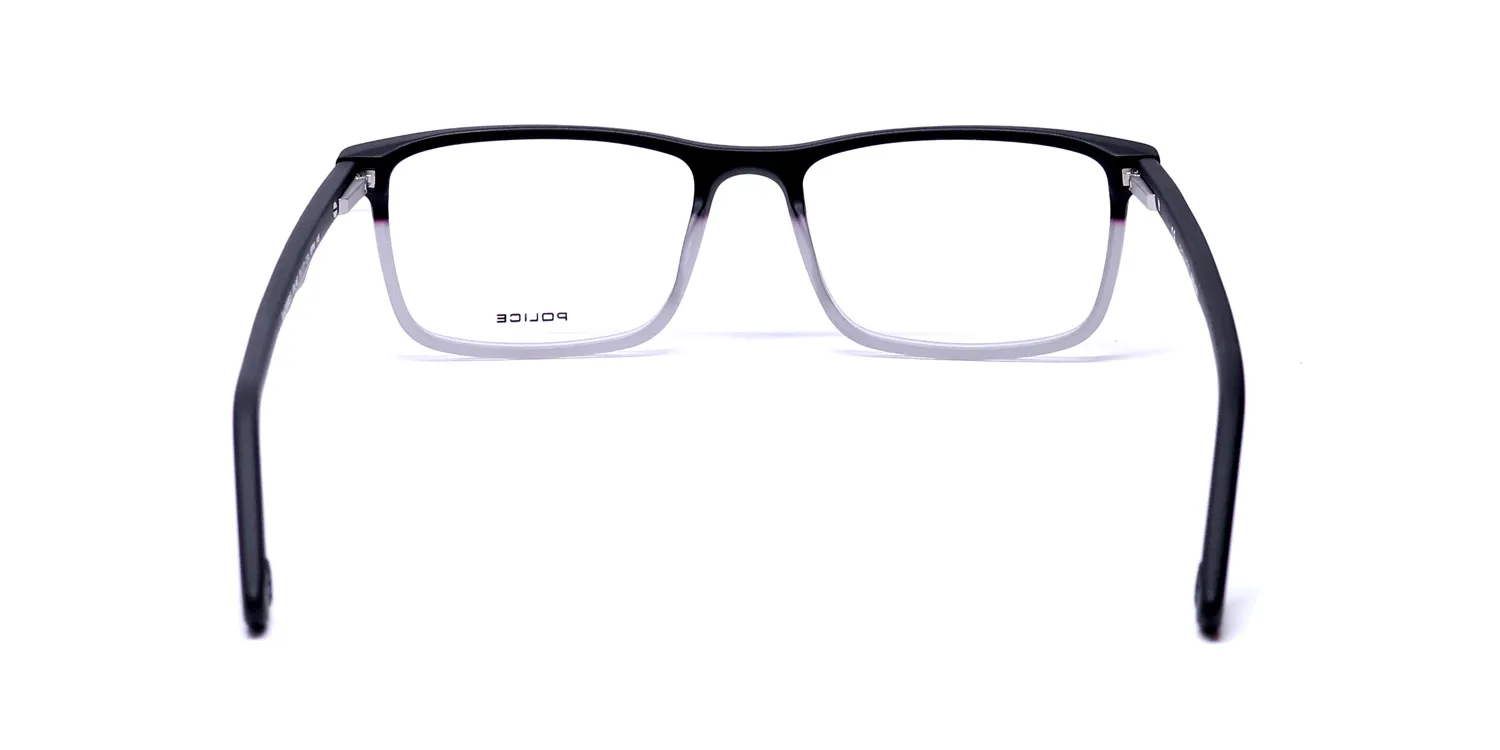Police Vpl467 Blackbird 5 1epm Eyeglasses Matte Black 53mm 5