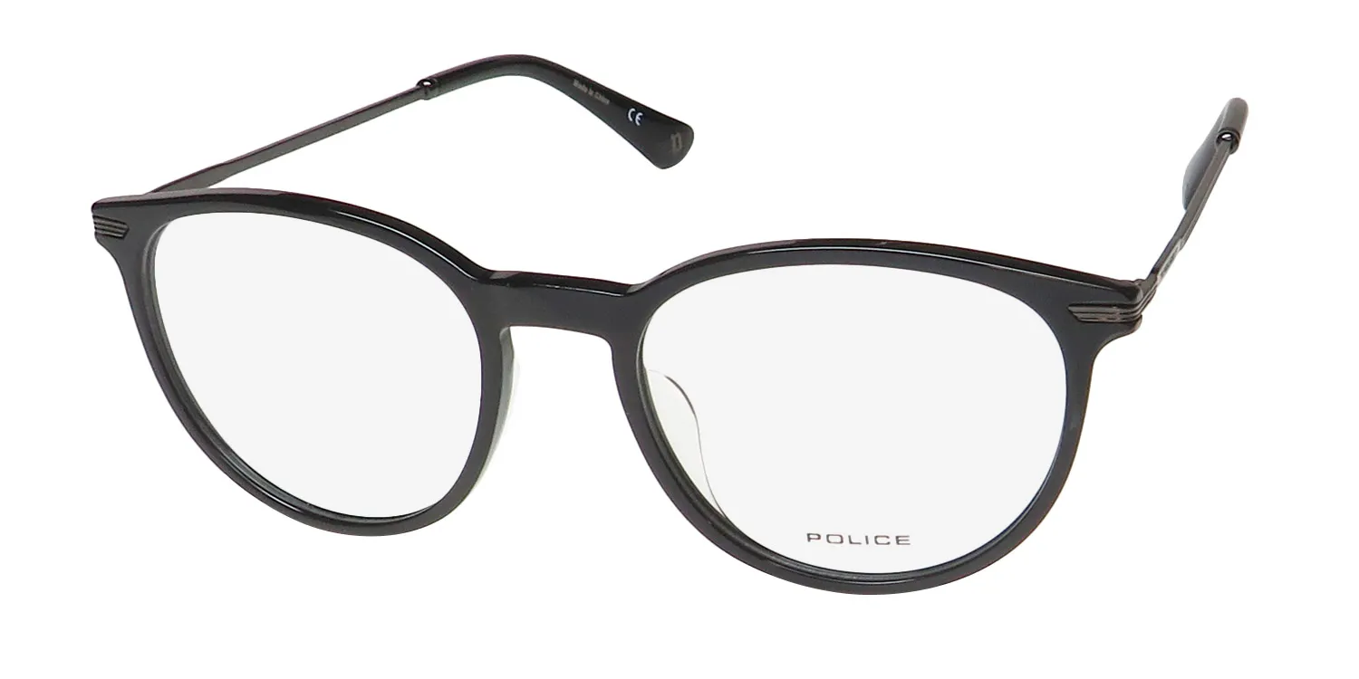 Police Vpl474n Highway 5 0700 Eyeglasses Black 50mm