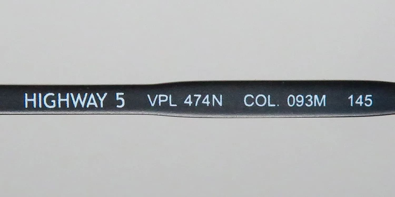 Police Vpl474n Highway 5 093m Eyeglasses Striped Blue 50mm 7