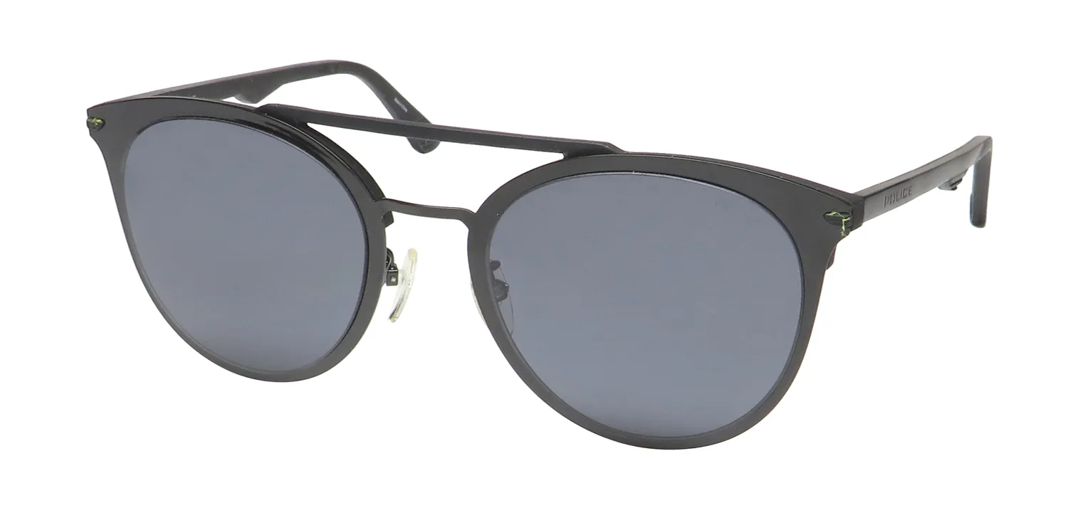 Police Spl491 06aa Sunglasses Rubberized Black 53mm
