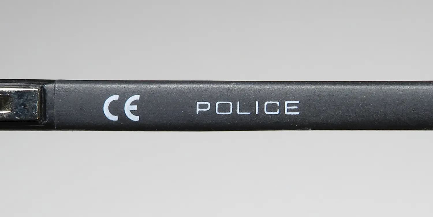 Police Spl491 06aa Sunglasses Rubberized Black 53mm 7