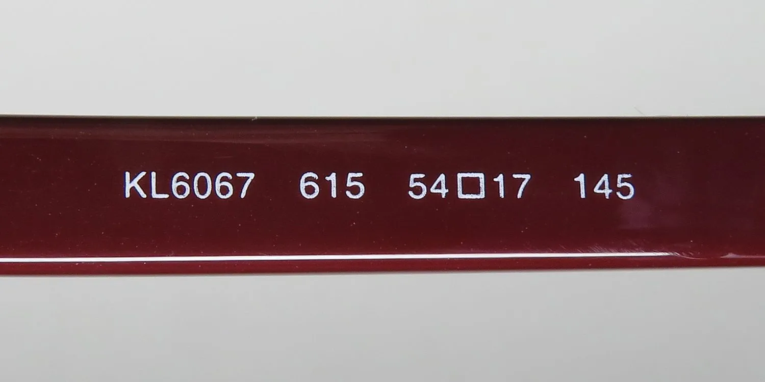 Karl Lagerfeld 6067 615 Eyeglasses Burgundy 54mm 8