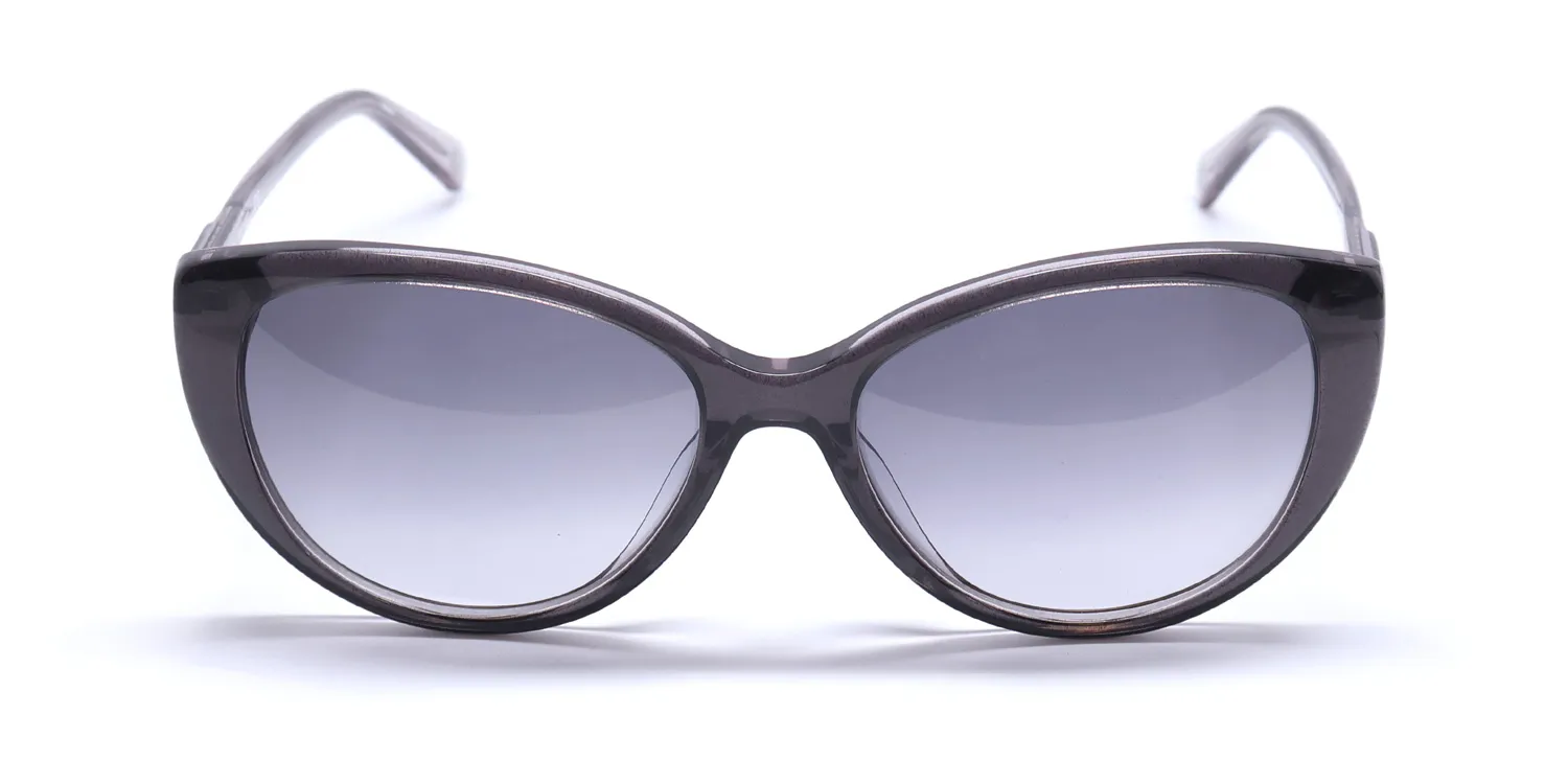 Nine West NW633S 001 Sunglasses Black Glitter 56mm Women 2