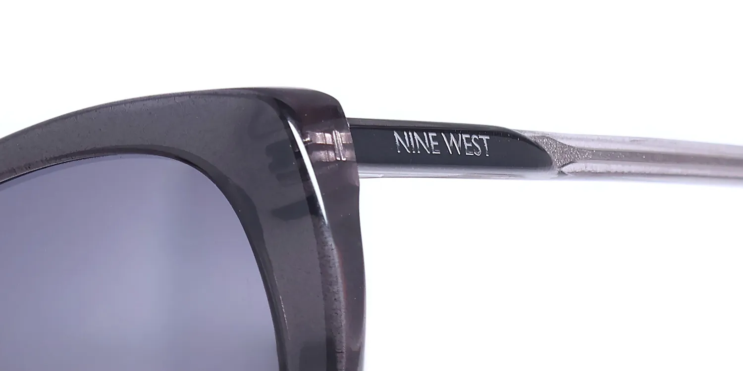 Nine West NW633S 001 Sunglasses Black Glitter 56mm Women 5