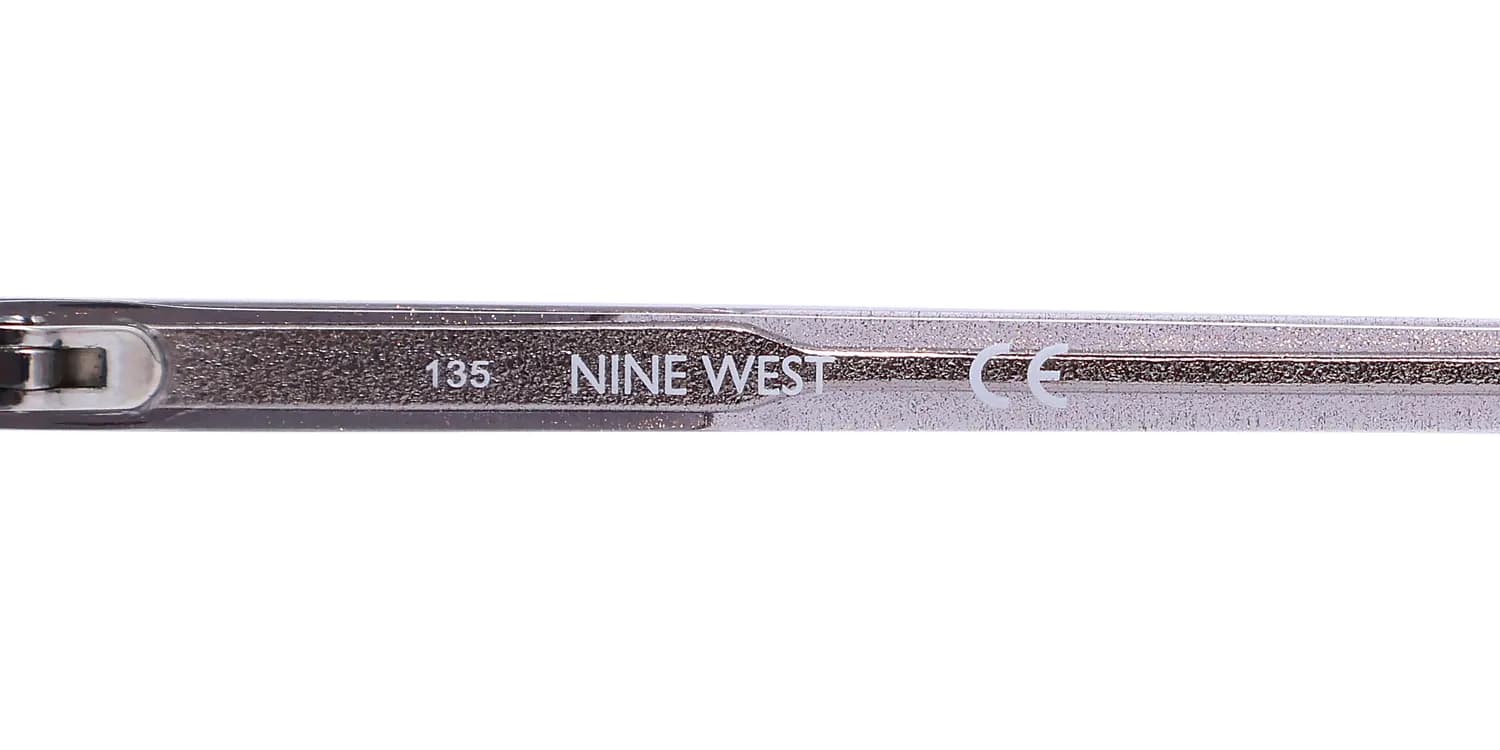 Nine West NW633S 001 Sunglasses Black Glitter 56mm Women 6