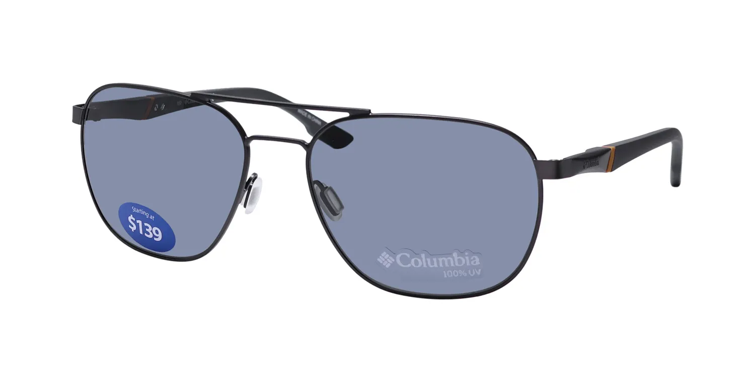 Columbia C118s 072 Sunglasses Satin Gunmetal 60mm