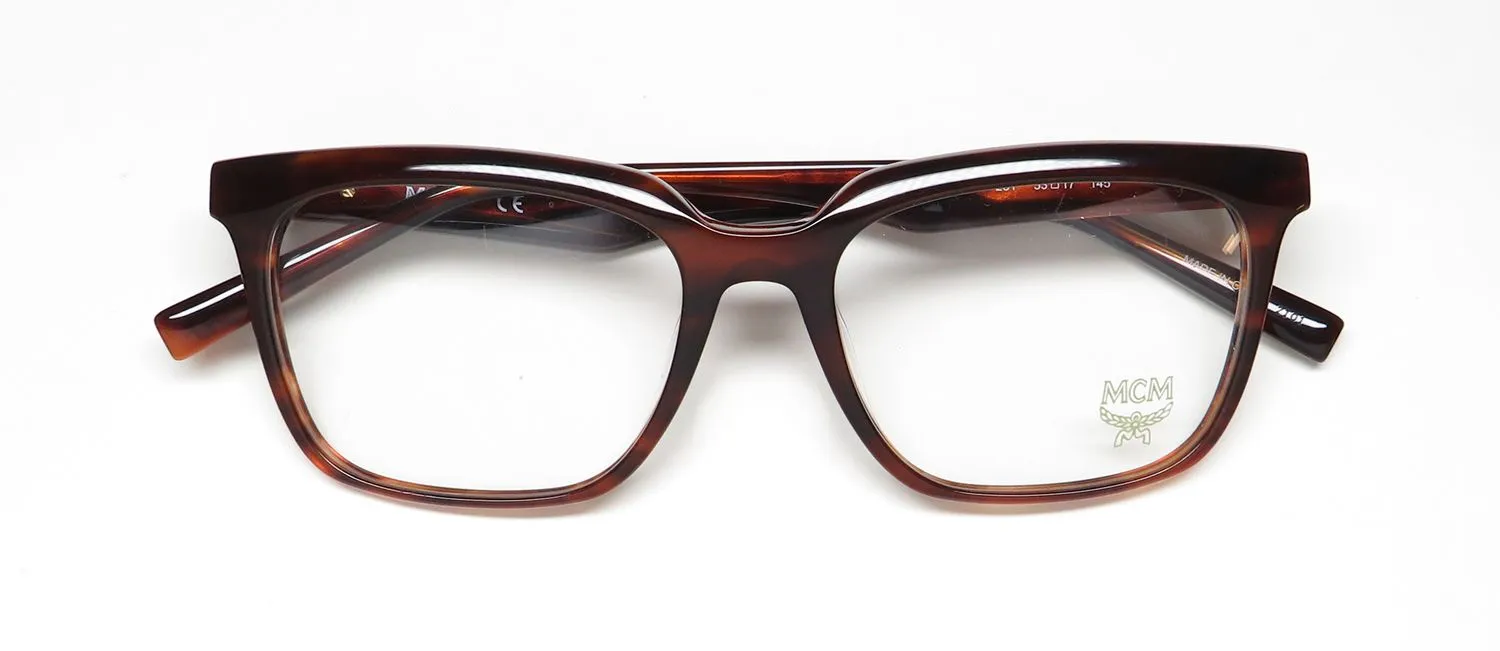 MCM 2714 281 Eyeglasses Striped Brown 53mm 2