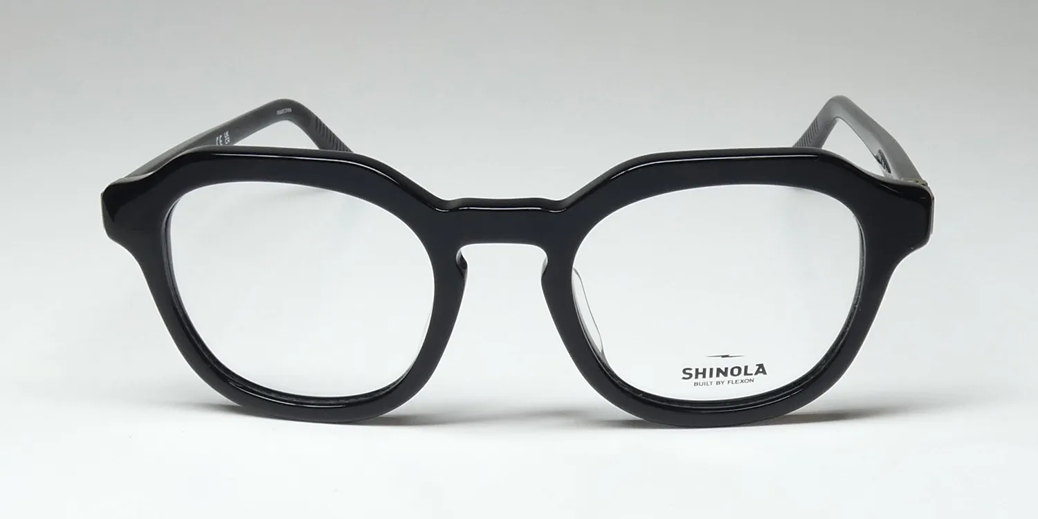 Flexon Shinola 15001 001 Eyeglasses Black 50mm Unisex 3