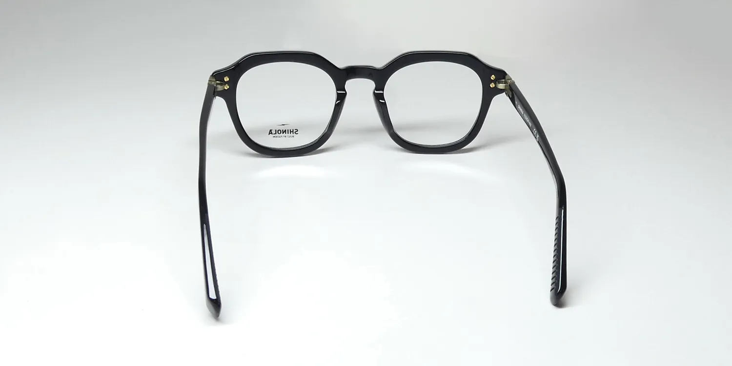 Flexon Shinola 15001 001 Eyeglasses Black 50mm Unisex 5