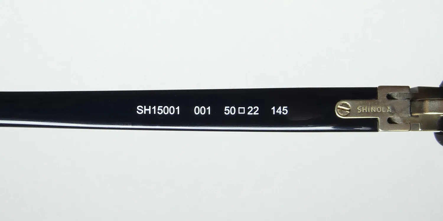Flexon Shinola 15001 001 Eyeglasses Black 50mm Unisex 8