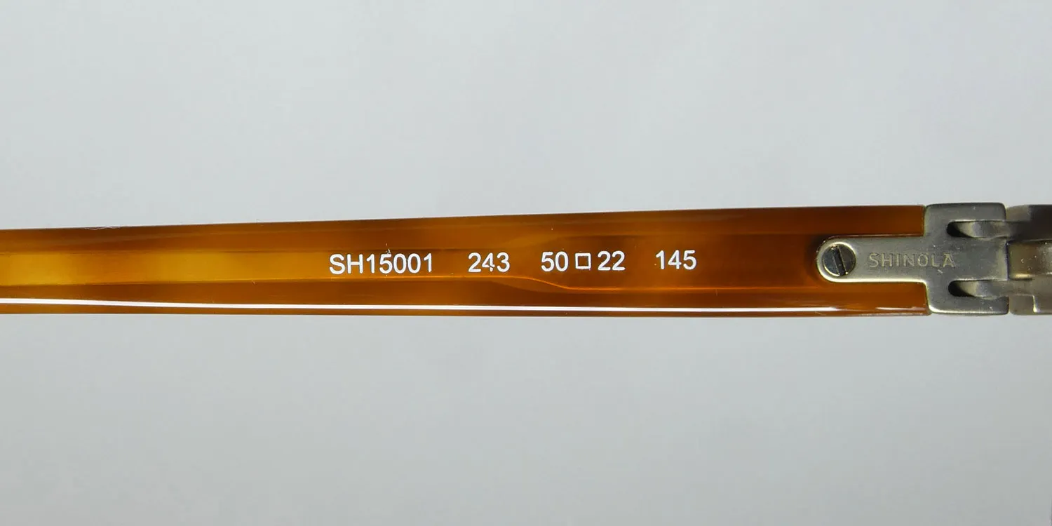 Flexon Shinola 15001 243 Eyeglasses Honey Tortoise 50mm Unisex 8