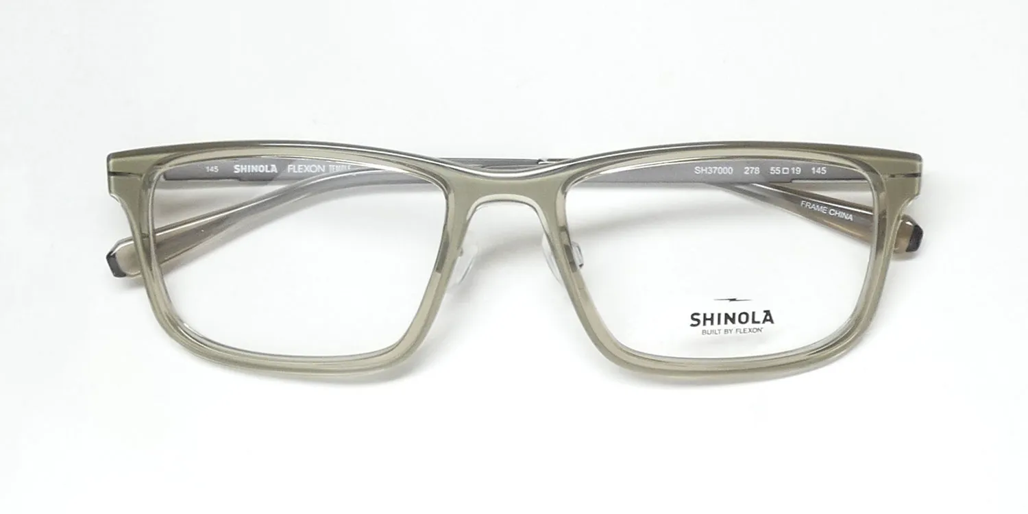 Flexon Shinola 37000 278 Eyeglasses Crystal Sand 55mm Unisex 2