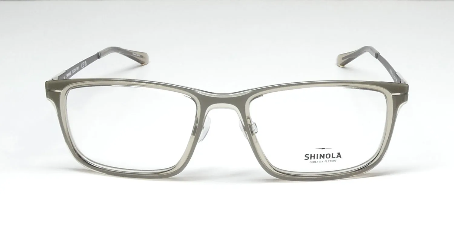 Flexon Shinola 37000 278 Eyeglasses Crystal Sand 55mm Unisex 3