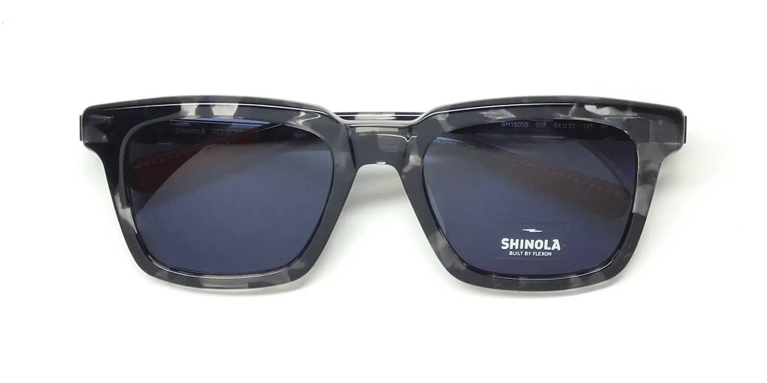 Flexon Shinola 1500s 005 Sunglasses Black Tortoise 54mm Unisex 2