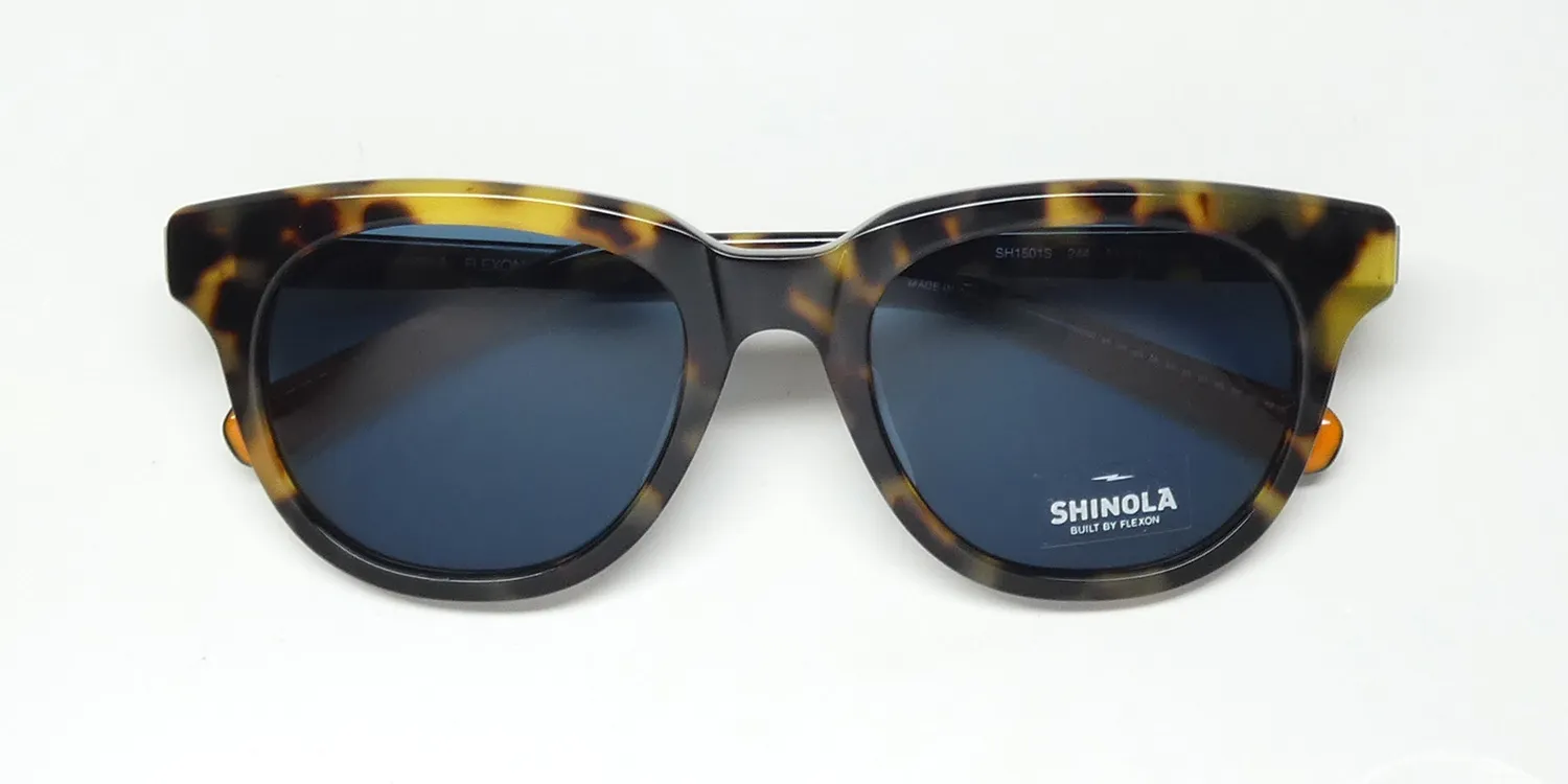 Flexon Shinola 1501s 244 Sunglasses Tokyo Tortoise 51mm 2