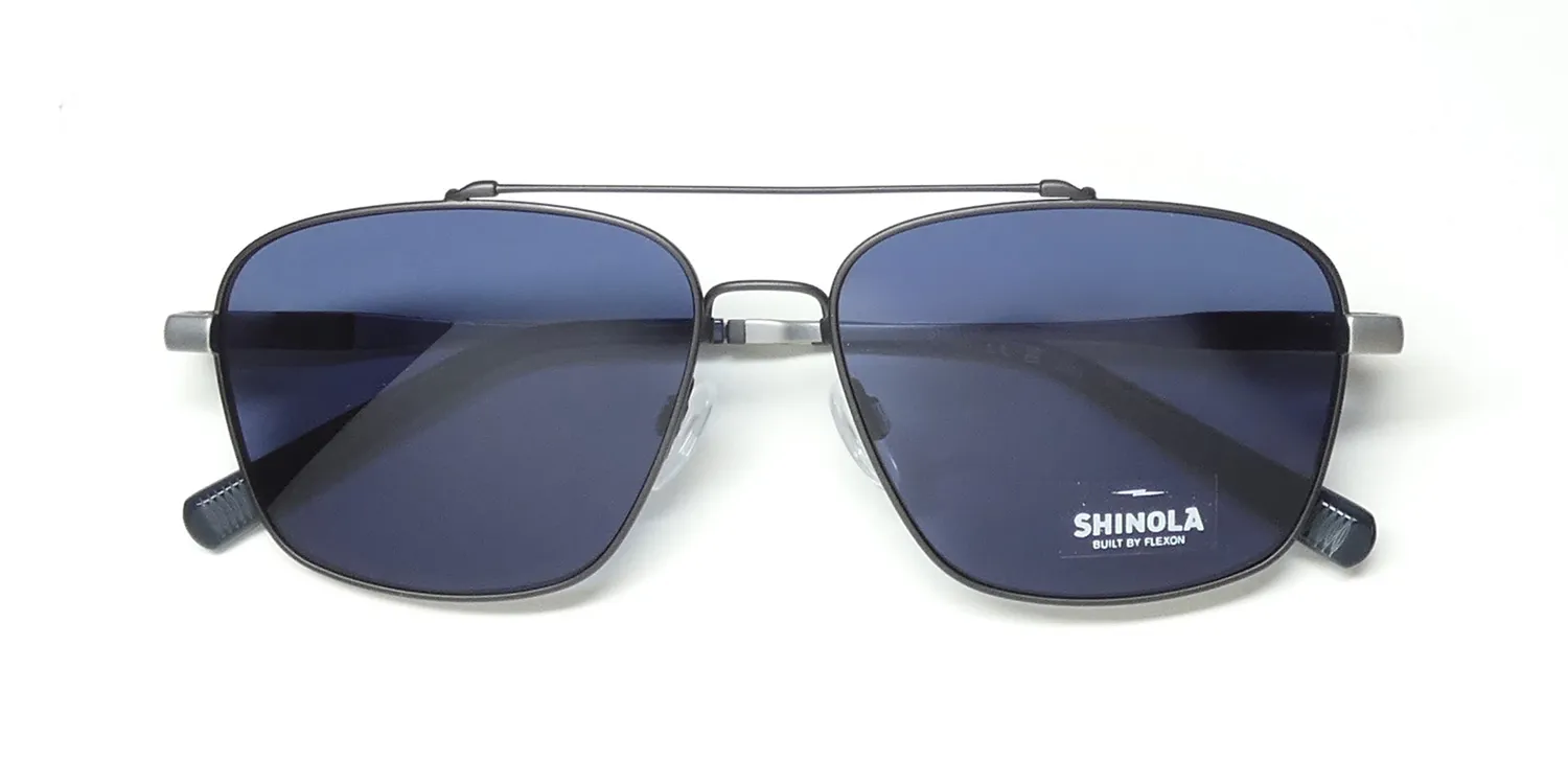 Flexon Shinola 2100s 071 Sunglasses Satin Gunmetal 57mm 2