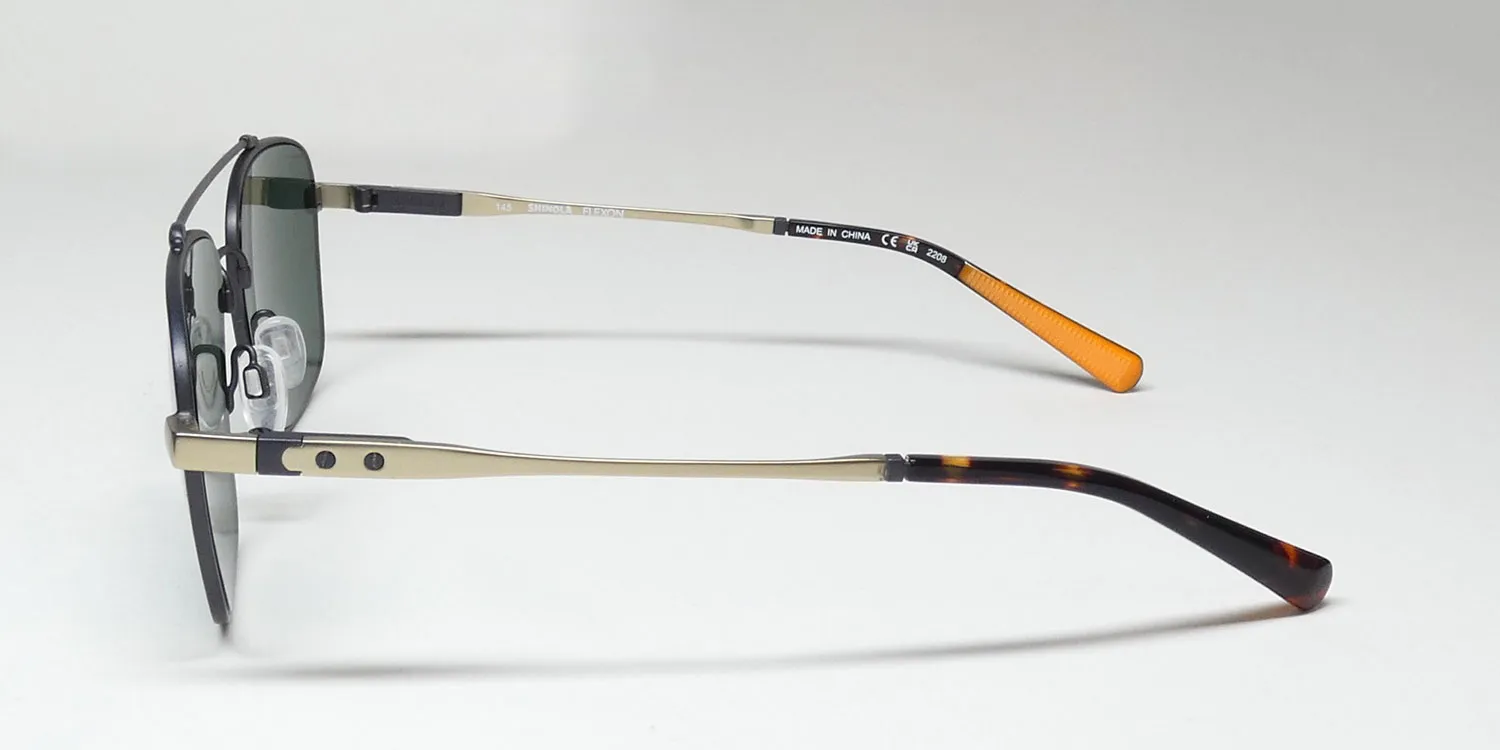 Flexon Shinola 2100s 072 Sunglasses Satin Gunmetal 57mm 4