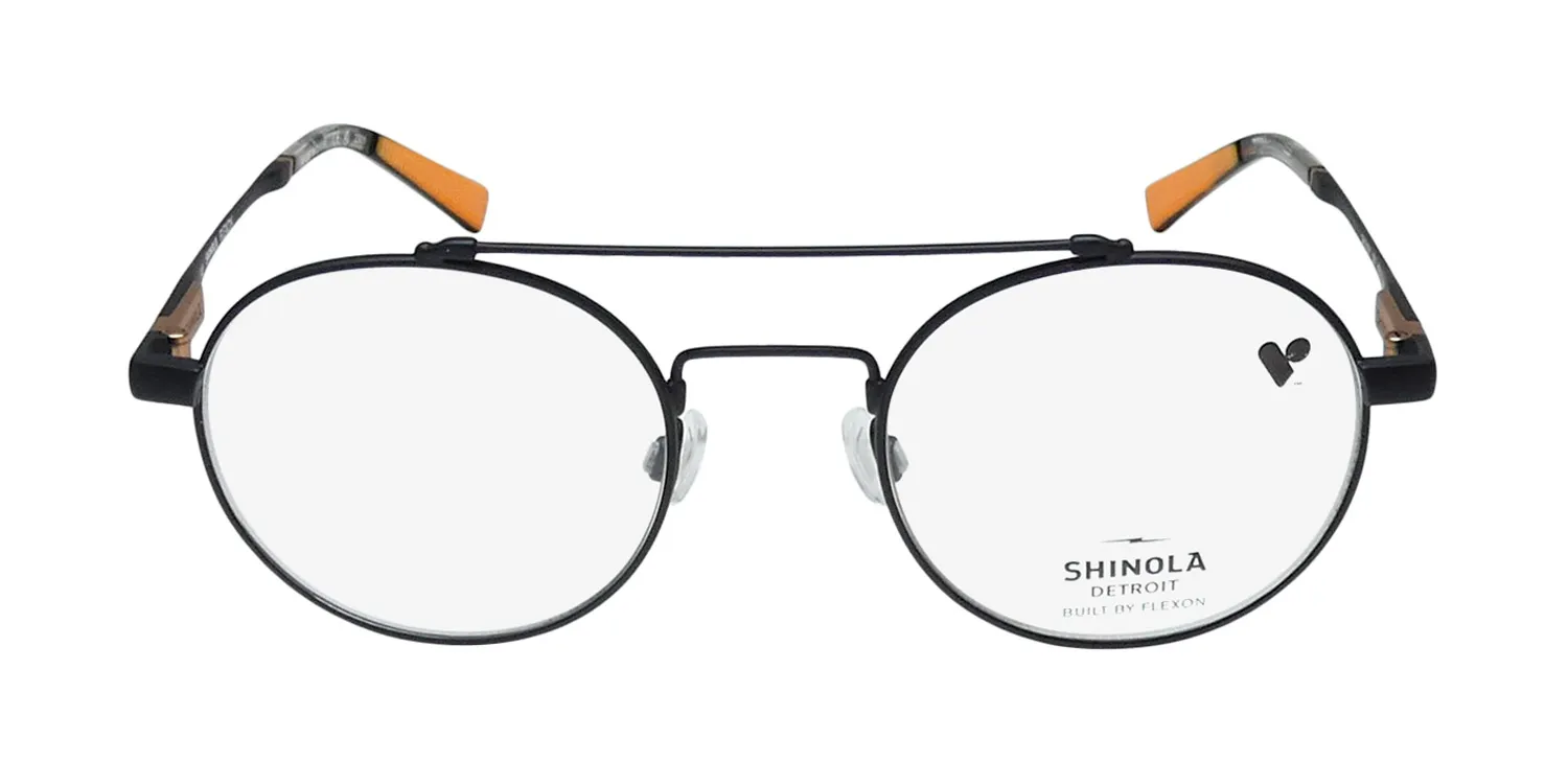 Flexon Shinola 21001 001 Eyeglasses Satin Black 49mm 3