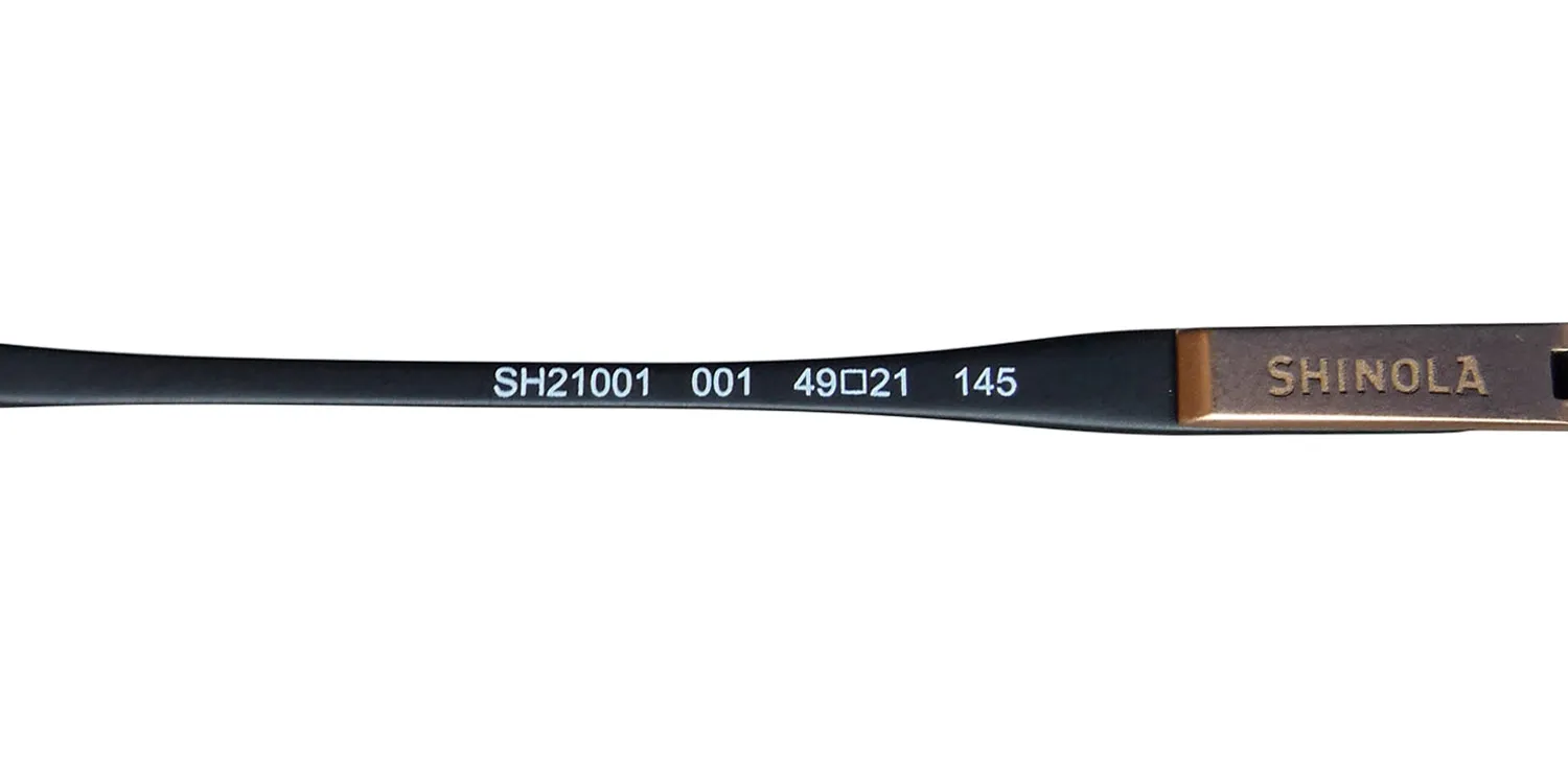 Flexon Shinola 21001 001 Eyeglasses Satin Black 49mm 8