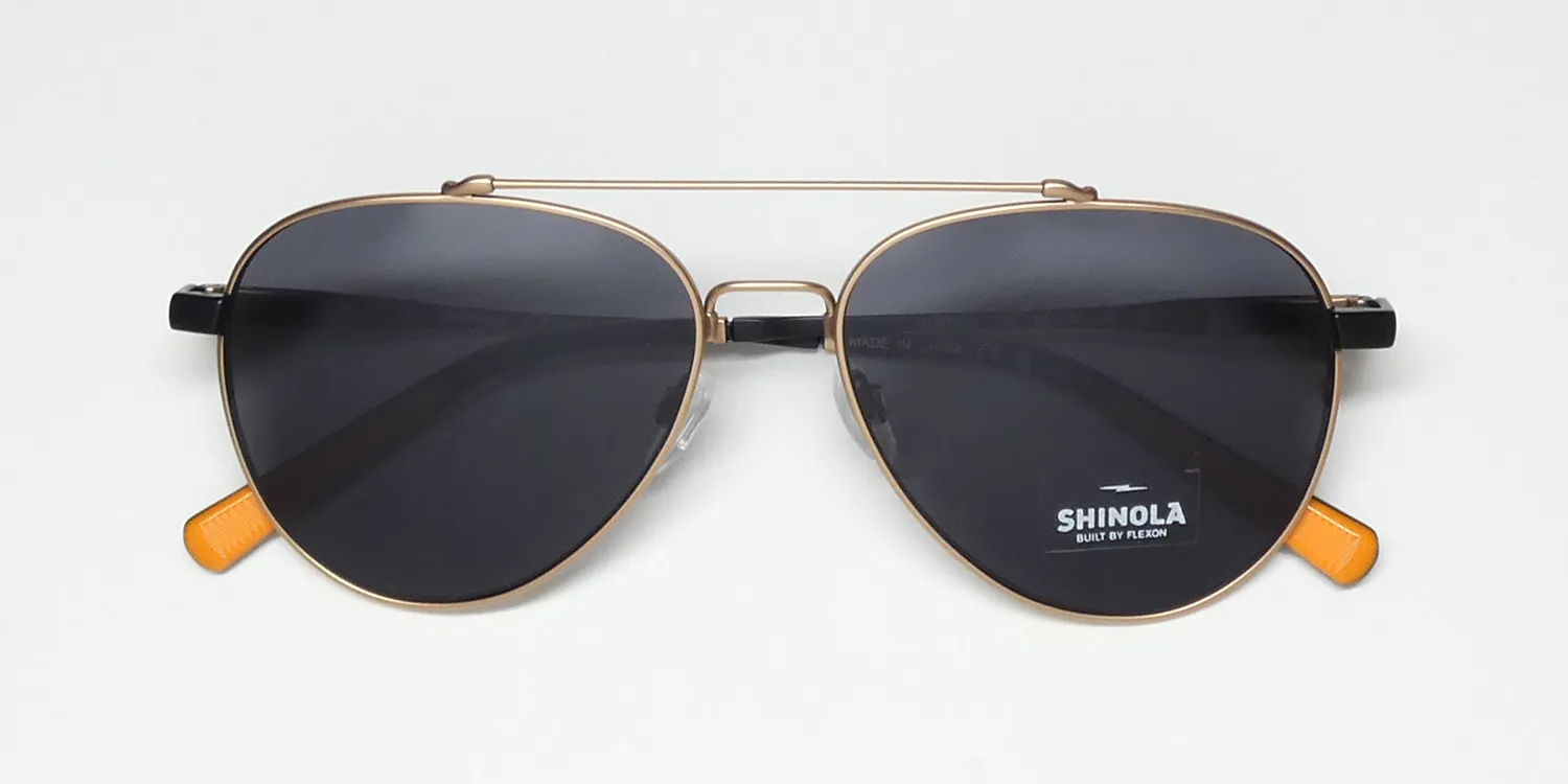 Flexon Shinola 2101s 784 Sunglasses Satin Copper 56mm 2