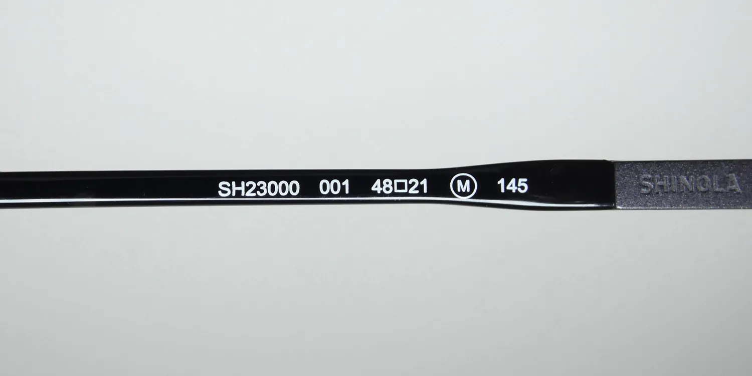 Flexon Shinola 23000 001 Eyeglasses Black 48mm 8