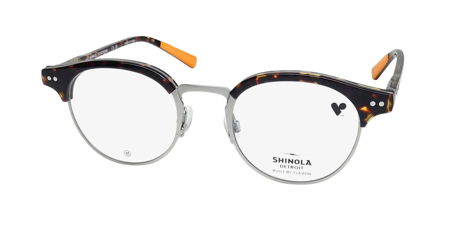 Flexon Shinola 23000 242 Eyeglasses Tortoise 48mm
