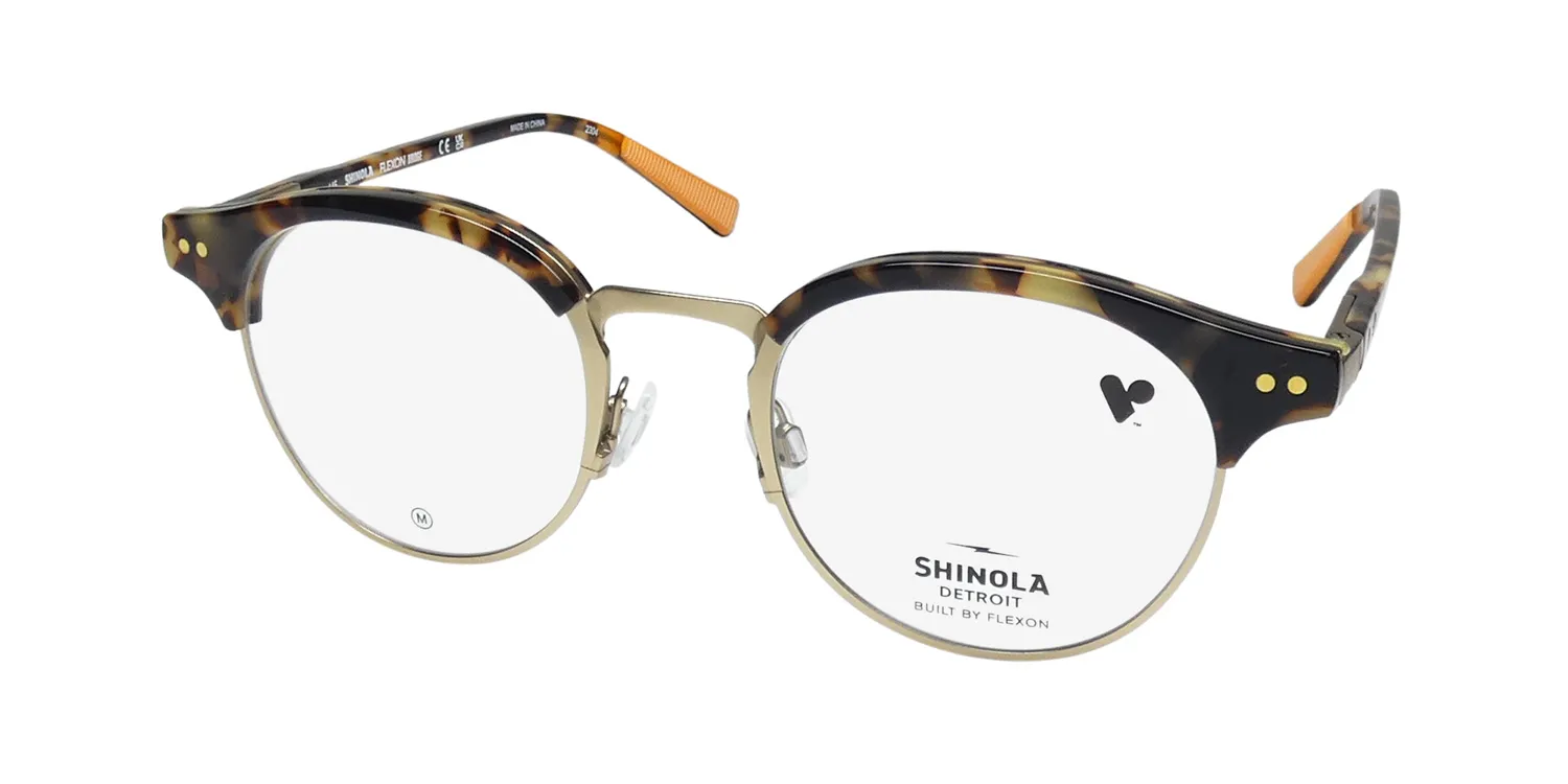 Flexon Shinola 23000 244 Eyeglasses Tortoise 48mm