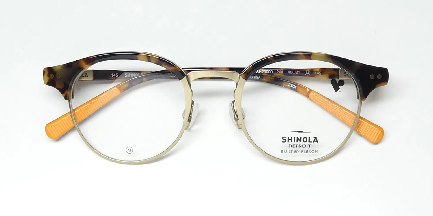Flexon Shinola 23000 244 Eyeglasses Tortoise 48mm 2