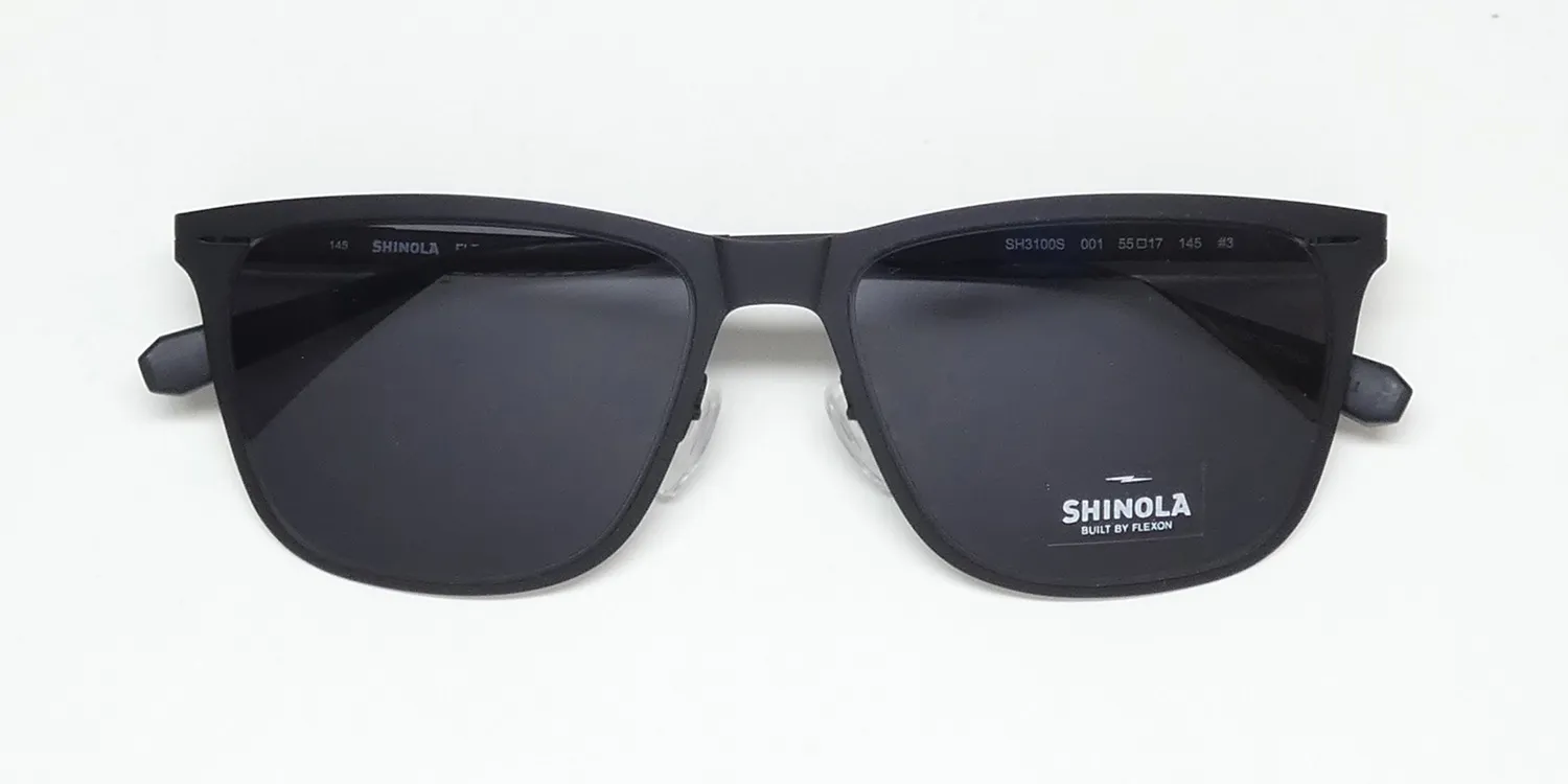 Flexon Shinola 3100s 001 Sunglasses Matte Black 55mm 2