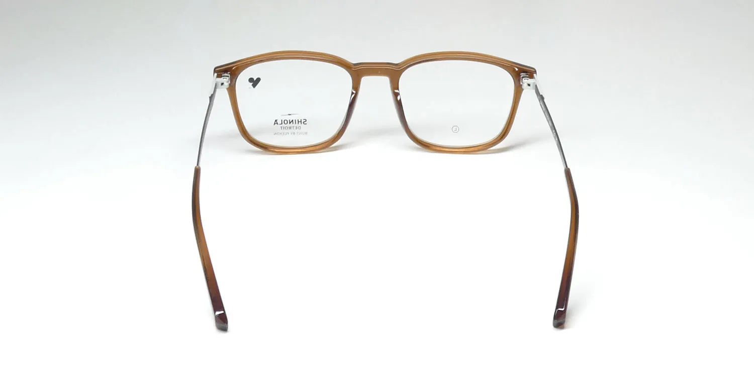 Flexon Shinola 37002 210 Eyeglasses Crystal Cashew 52mm Unisex 5