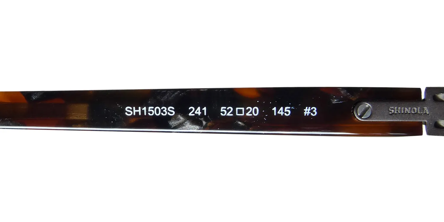 Flexon Shinola 1503s 241 Sunglasses Gunmetal Pearl Tortoise 52mm 8