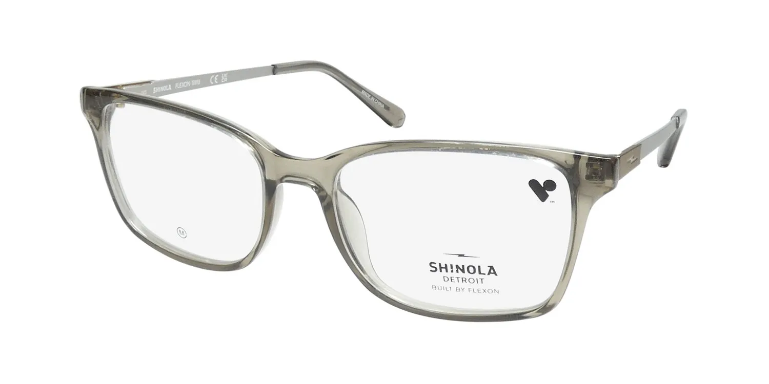 Flexon Shinola 37003 278 Eyeglasses Crystal Fog 53mm Unisex